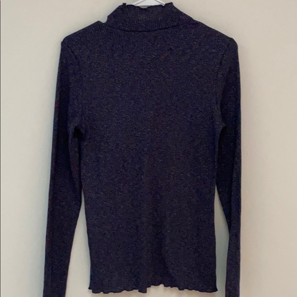 Anthropologie nümph Mock Neck Sparkled Top - Picture 7 of 7